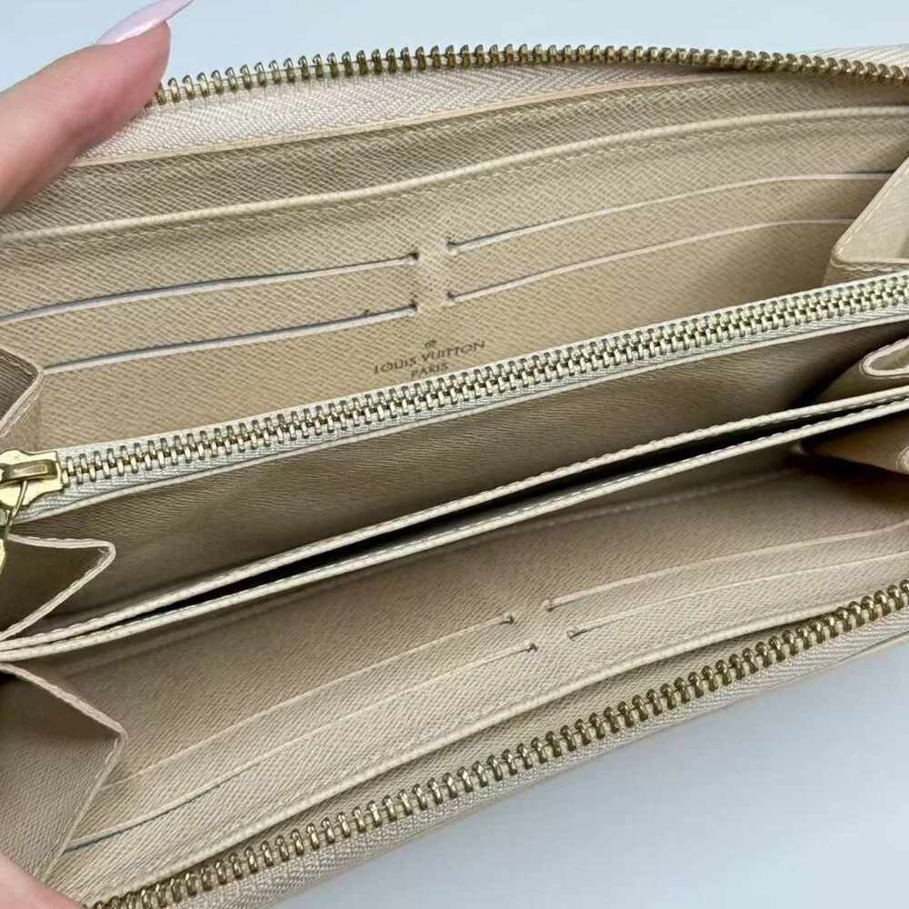 Louis Vuitton Damier Azur Wallet with Classic Checkerboard Design